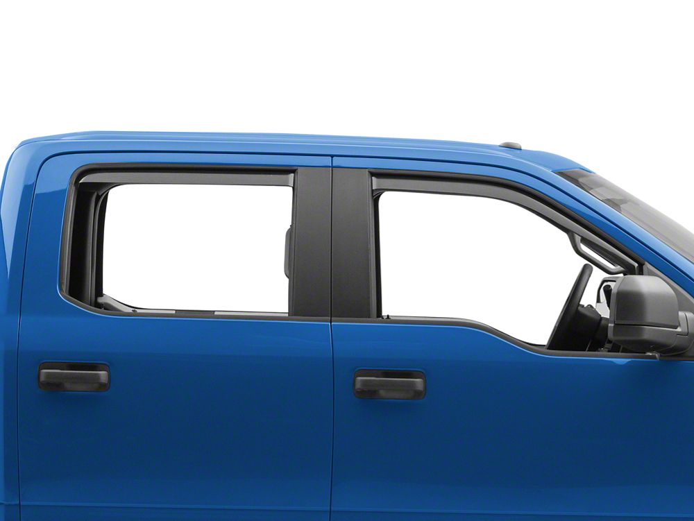 RedRock In-Channel Window Deflectors (15-20 F-150 SuperCrew)