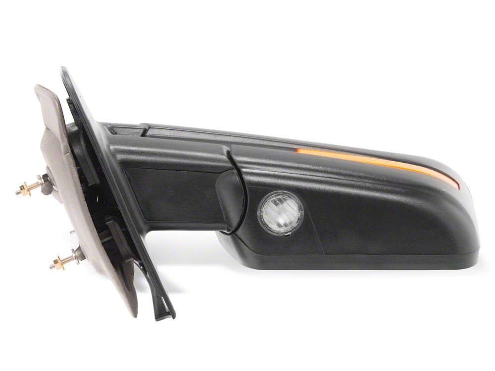 RedRock OE Style Powered Heated Mirror with Amber LED Turn Signal; Driver Side (07-14 F-150)