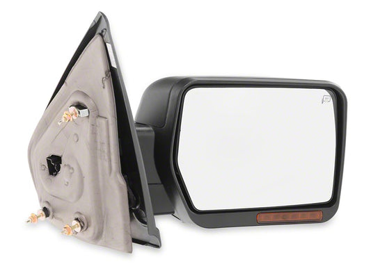 RedRock OE Style Powered Heated Mirror with Amber LED Turn Signal; Passenger Side (07-14 F-150)