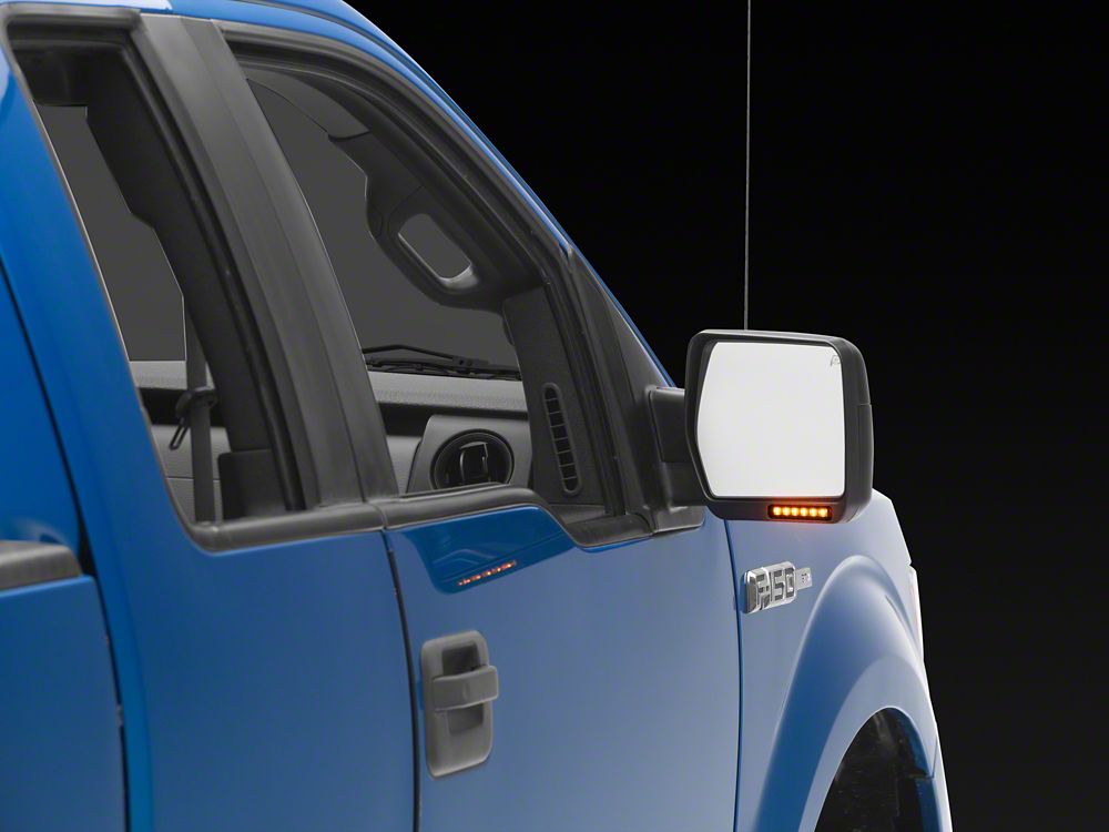 RedRock OE Style Powered Heated Mirror with Amber LED Turn Signal; Passenger Side (07-14 F-150)