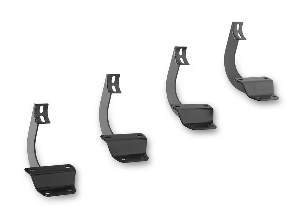 RedRock 3-Inch Side Step Bars; Stainless Steel (15-25 F-150 SuperCab)