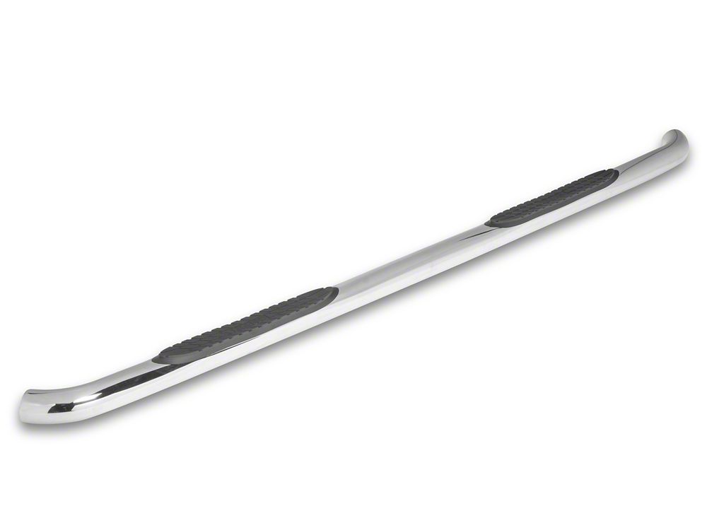 RedRock 3-Inch Side Step Bars; Stainless Steel (15-25 F-150 SuperCrew)