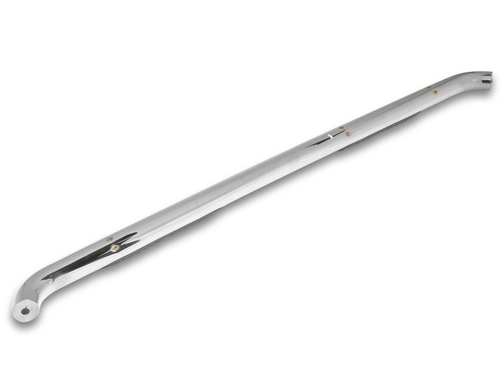 RedRock 3-Inch Side Step Bars; Stainless Steel (15-25 F-150 SuperCrew)