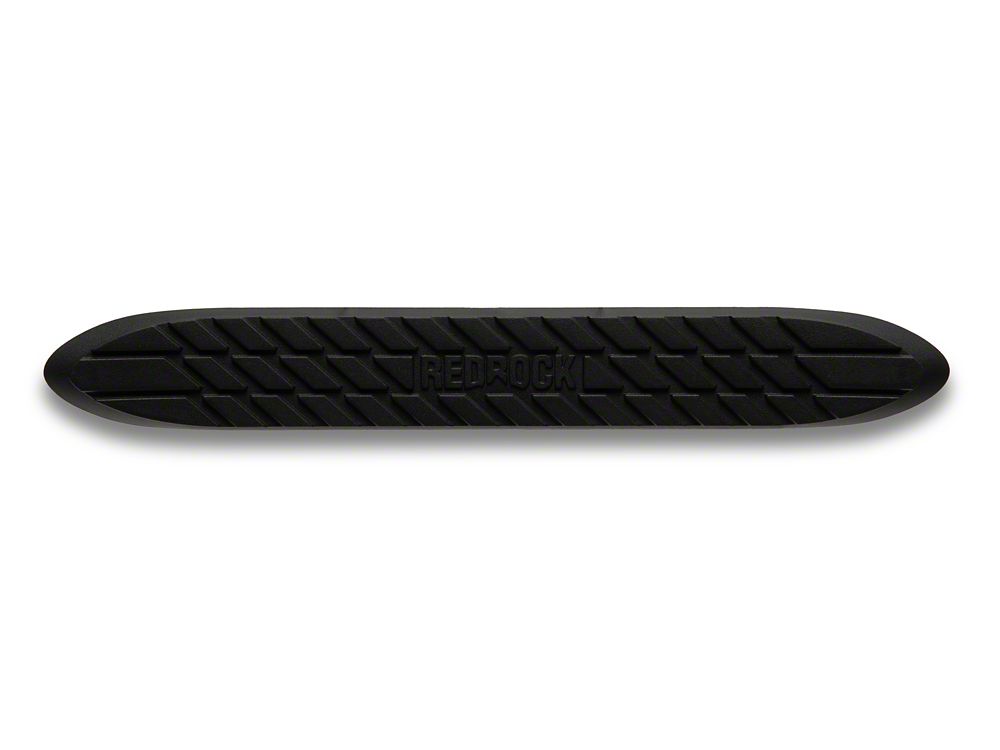 RedRock Replacement Step Pad with RedRock Logo for 3-Inch Tubular Side Step Bars Only; 21.30-Inch x 3.10-Inch