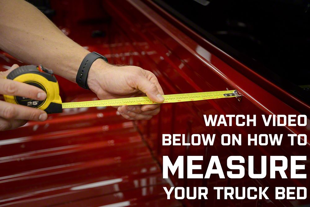 RedRock Hard Tri-Fold Tonneau Cover (15-19 Sierra 3500 HD w/ 6.50-Foot Standard Box)