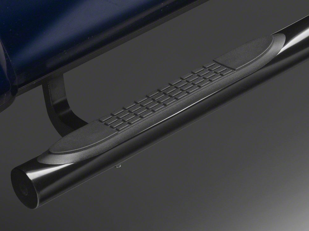 RedRock 3-Inch Running Boards; Black (10-24 4Runner, Excluding Limited, Nightshade, TRD Sport & 10-13 SR5)