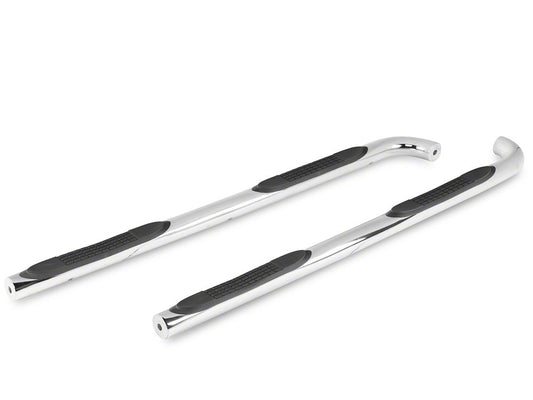 RedRock 3-Inch Side Step Bars; Stainless Steel (10-24 4Runner, Excluding Limited, Nightshade, TRD Sport & 10-13 SR5)