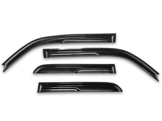 RedRock Rain Deflectors; Front and Rear (10-24 4Runner)