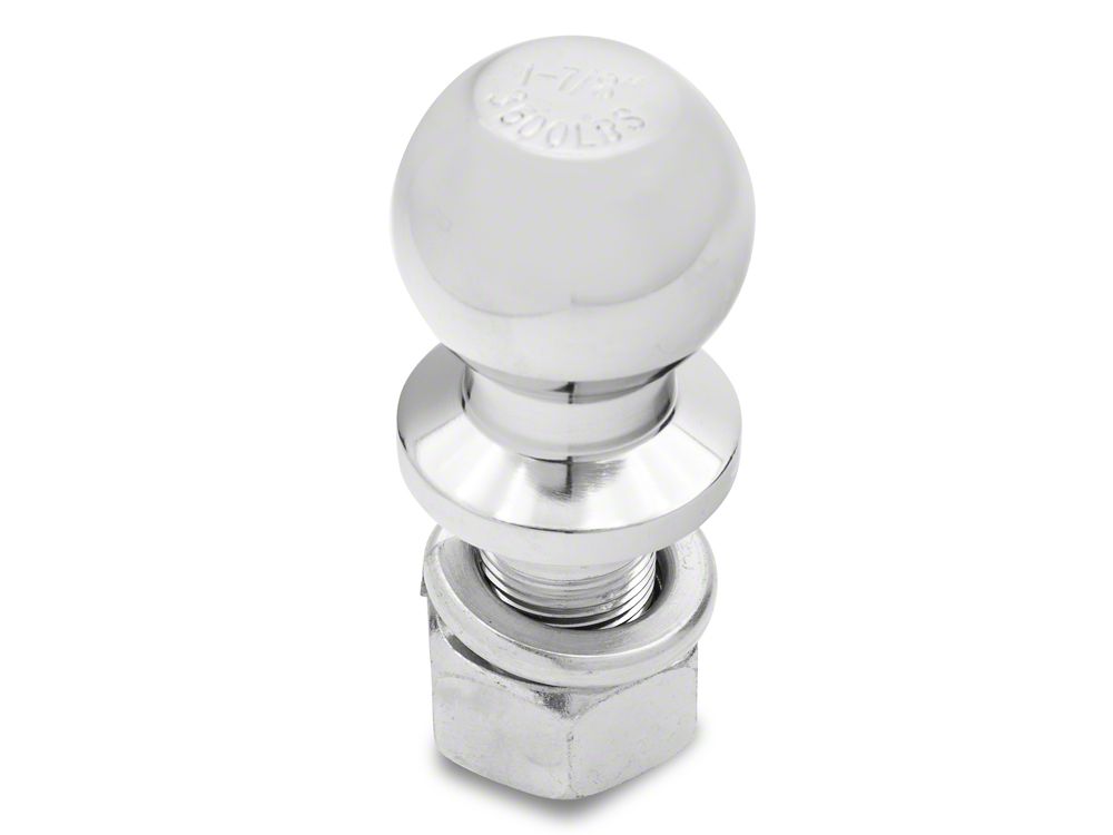 RedRock 2-Inch Receiver Hitch Ball Mount with 1-7/8-Inch Ball; 2-Inch Drop (Universal; Some Adaptation May Be Required)