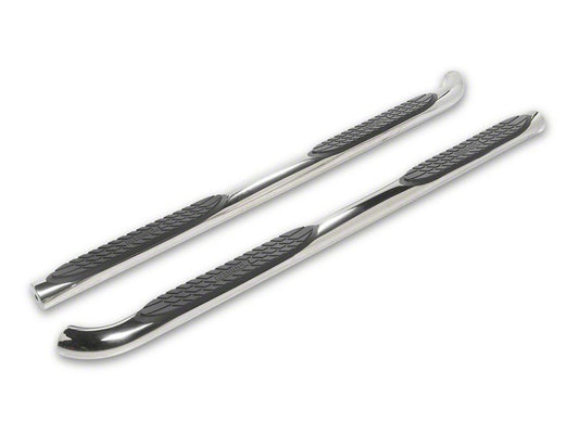 RedRock 3-Inch Side Step Bars; Stainless Steel (25-26 4Runner)