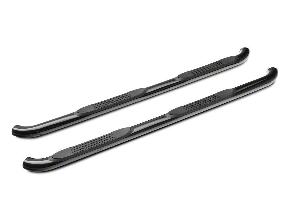 RedRock 3-Inch Side Step Bars; Black (05-23 Tacoma Access Cab)