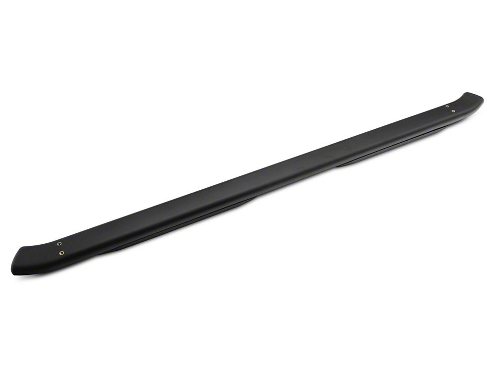 RedRock 4-Inch Oval Bent End PNC Side Step Bars; Black (05-23 Tacoma Access Cab)