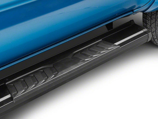 RedRock S6 Running Boards; Black (05-23 Tacoma Double Cab)