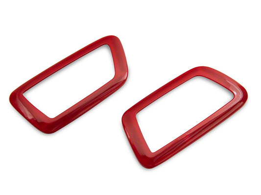 RedRock Front Door Handle Trim; Red (16-23 Tacoma)