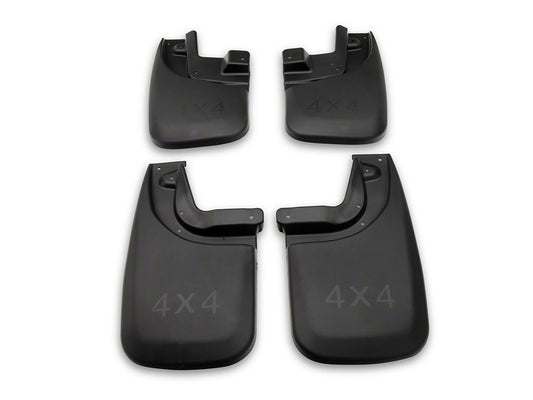 RedRock Molded Mud Flaps; Front and Rear (05-15 Tacoma)
