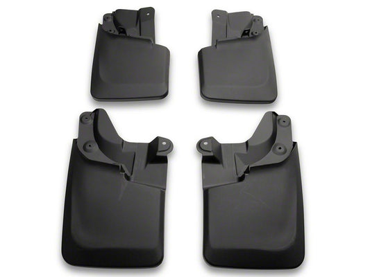 RedRock Molded Mud Flaps; Front and Rear (16-20 Tacoma w/ OE Fender Flares)