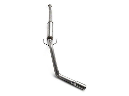 RedRock Stainless Steel Single Exhaust System with Polished Tip; Side Exit (16-23 3.5L Tacoma)