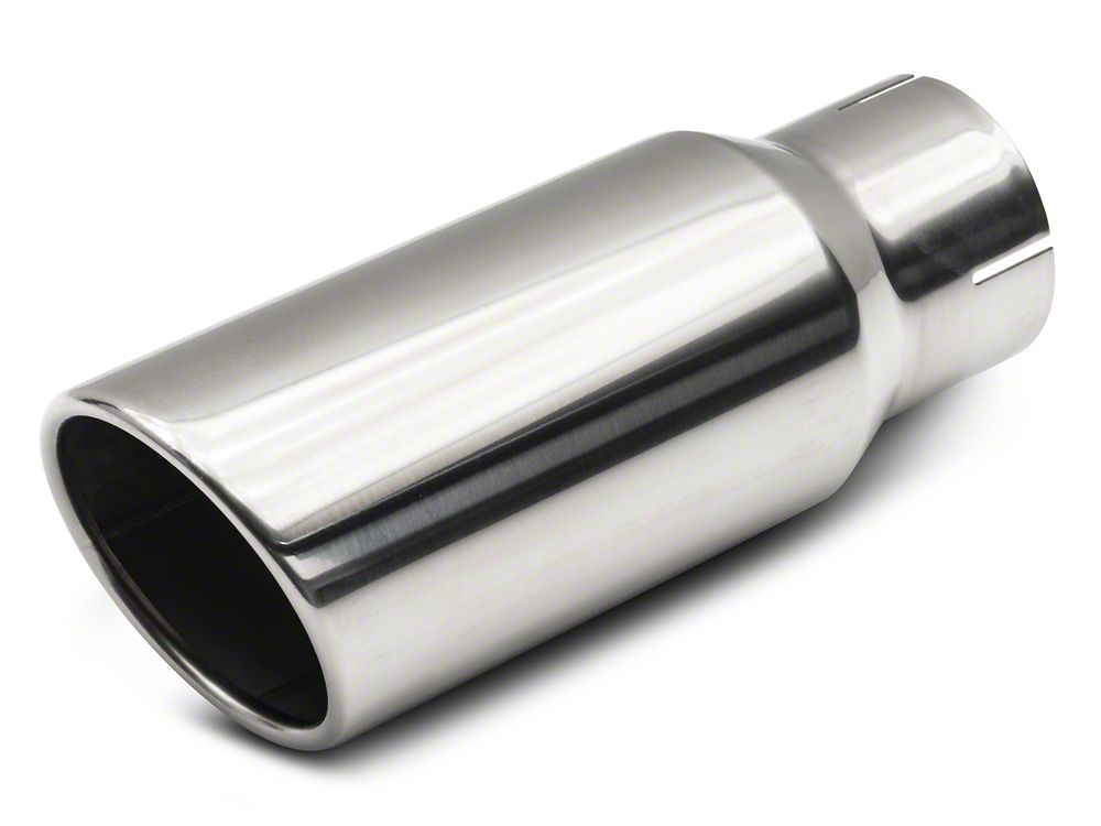 RedRock Stainless Steel Single Exhaust System with Polished Tip; Side Exit (16-23 3.5L Tacoma)