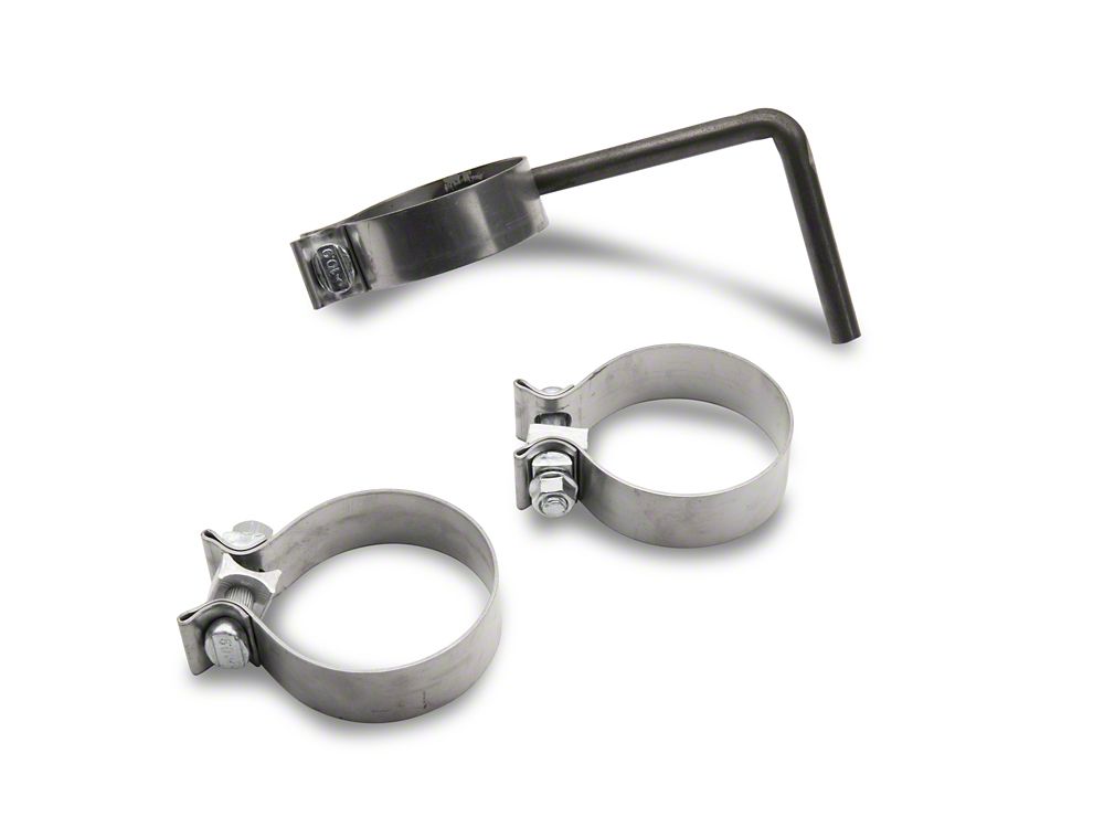 RedRock Stainless Steel Single Exhaust System with Polished Tip; Side Exit (16-23 3.5L Tacoma)