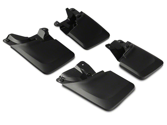 RedRock Molded Mud Guards; Front and Rear (16-23 Tacoma w/ OE Fender Flares)