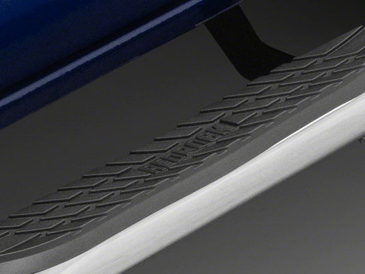 RedRock 3-Inch Side Step Bars; Stainless Steel (24-25 Tacoma Double Cab)