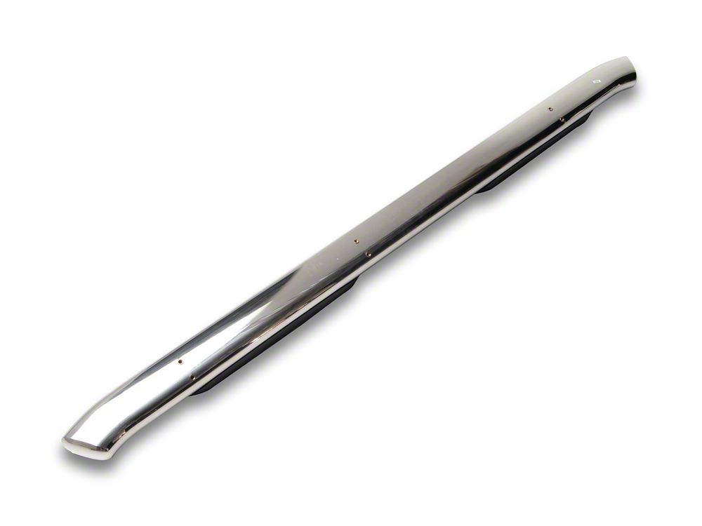RedRock 5-Inch Oval Bent End Side Step Bars; 304 Stainless Steel (24-25 Tacoma Double Cab)