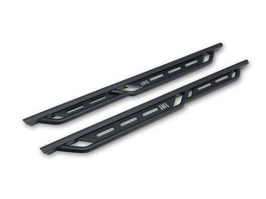 RedRock TC3 HD Rocker Steps; Textured Black (24-25 Tacoma Double Cab)