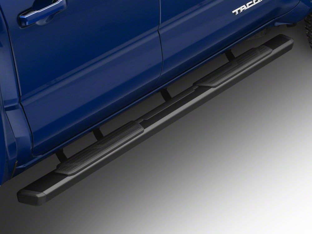 RedRock OEM Style Rocker Side Step Bars; Black (24-25 Tacoma