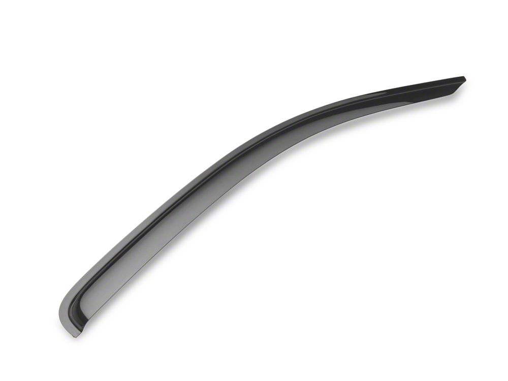 RedRock Window Deflectors; Front and Rear; Smoked (05-15 Tacoma Double Cab)