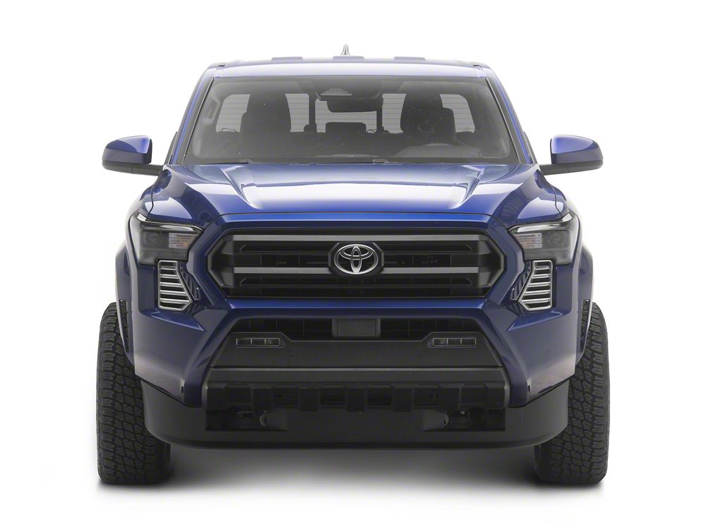 RedRock Bumper Vent Cover; Gloss Silver (24-26 Tacoma)