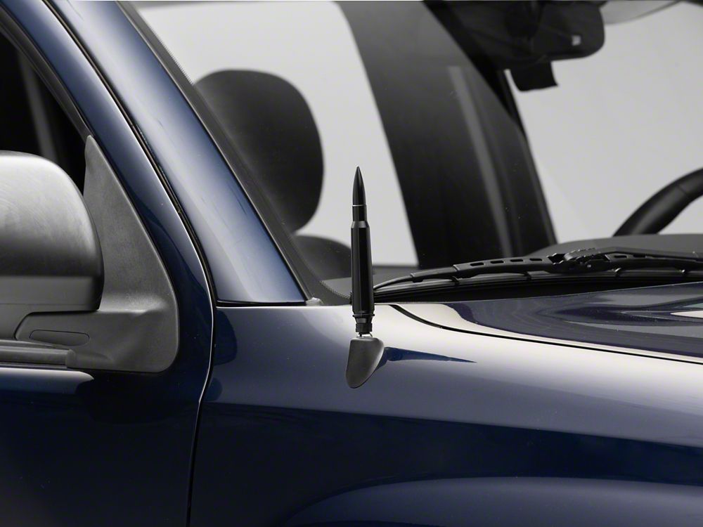 Bullet Style 0.5 Cal Silver Antenna Mast Power Fits Toyota Tacoma Bullet Style 0.5 Cal Silver Antenna Mast Power Fits Toyota Tacoma