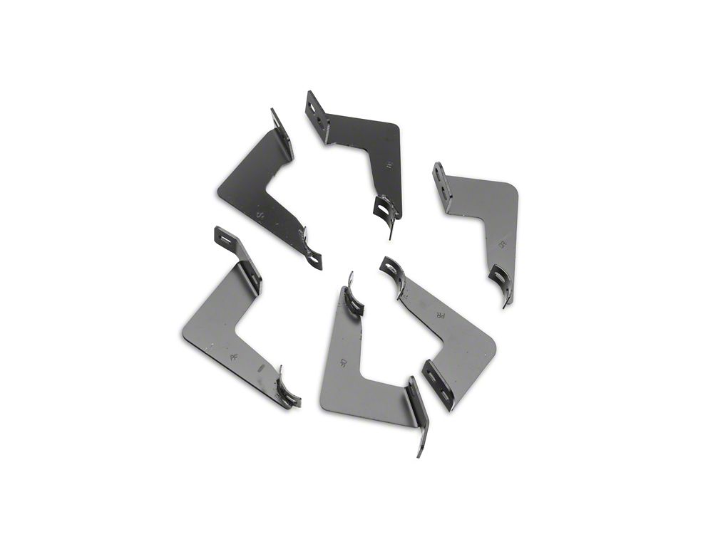 RedRock 3-Inch Side Step Bars; Black (07-21 Tundra CrewMax)
