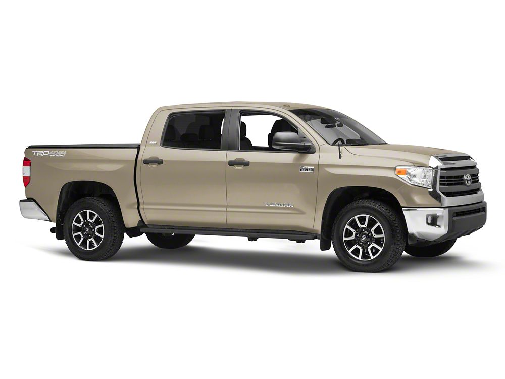 RedRock I4 Running Boards; Black (07-21 Tundra CrewMax)