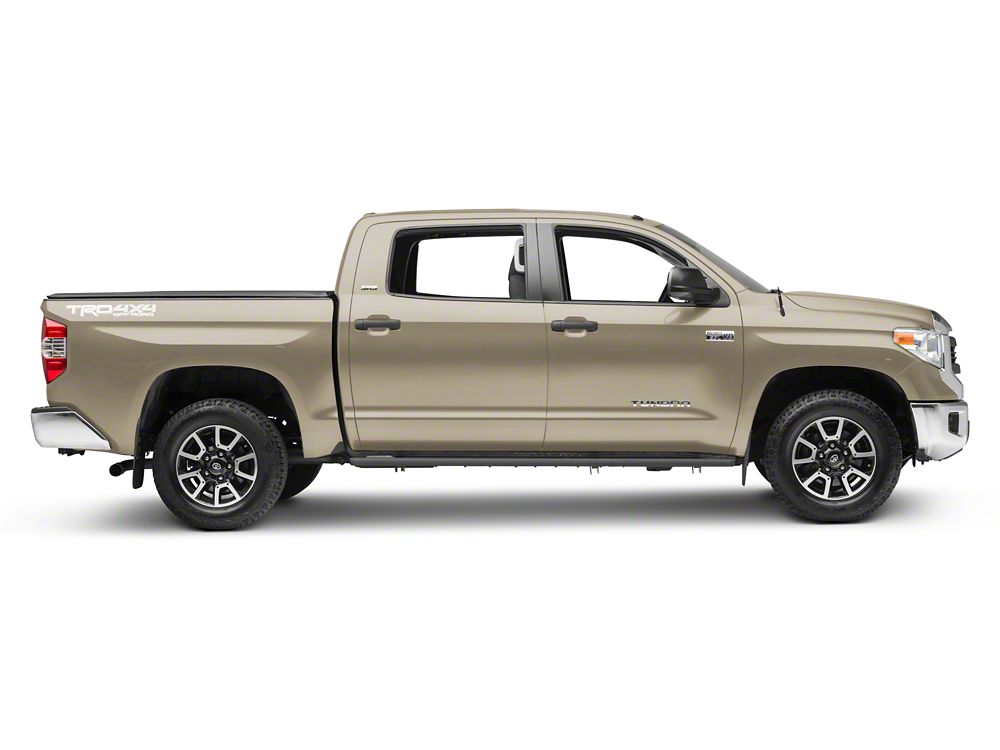 RedRock I4 Running Boards; Black (07-21 Tundra CrewMax)