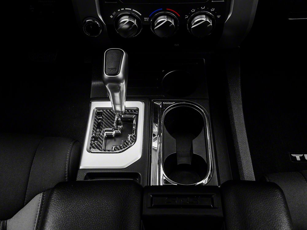 RedRock Inner Shifter Console Trim; Carbon Fiber (14-21 Tundra)