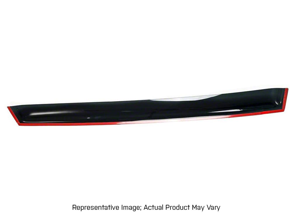 RedRock Window Deflectors; Front; Smoked (99-06 Sierra 1500 Regular Cab)