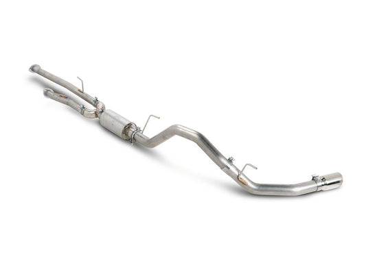 RedRock Single Exhaust System with Polished Tip; Side Exit (09-21 5.7L Tundra)