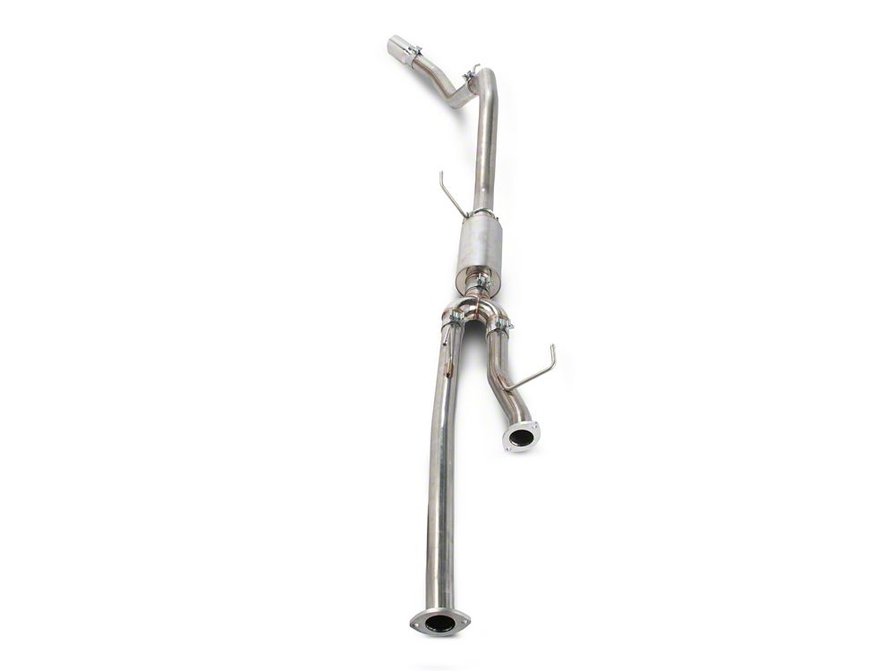 RedRock Single Exhaust System with Polished Tip; Side Exit (09-21 5.7L Tundra)