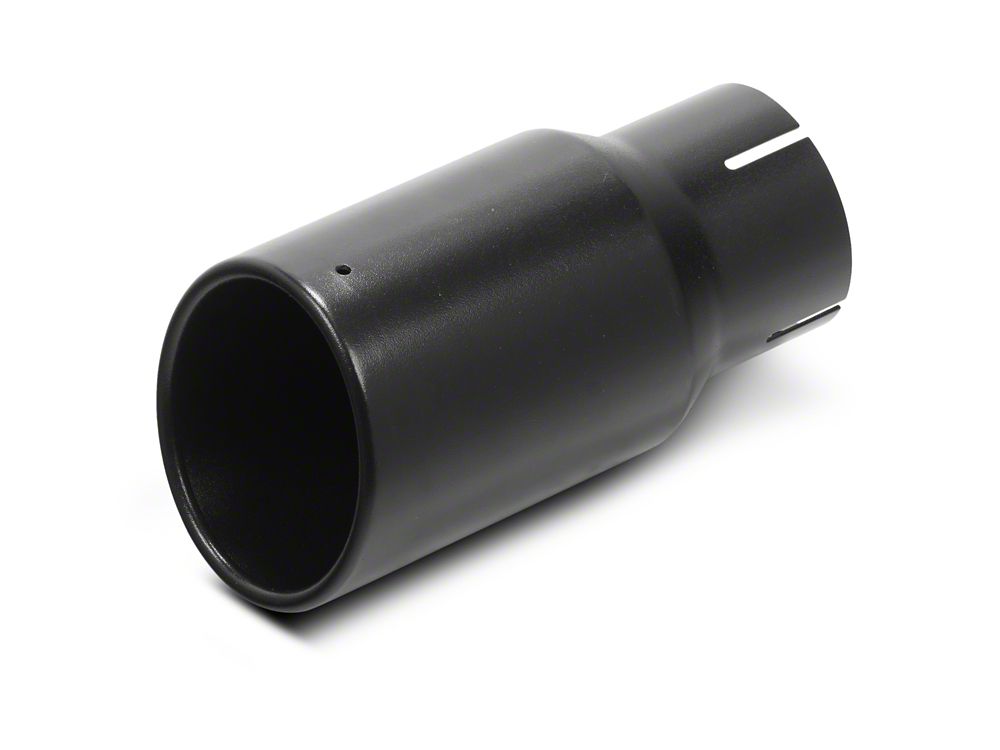 RedRock Single Exhaust System with Black Tip; Side Exit (09-21 5.7L Tundra)
