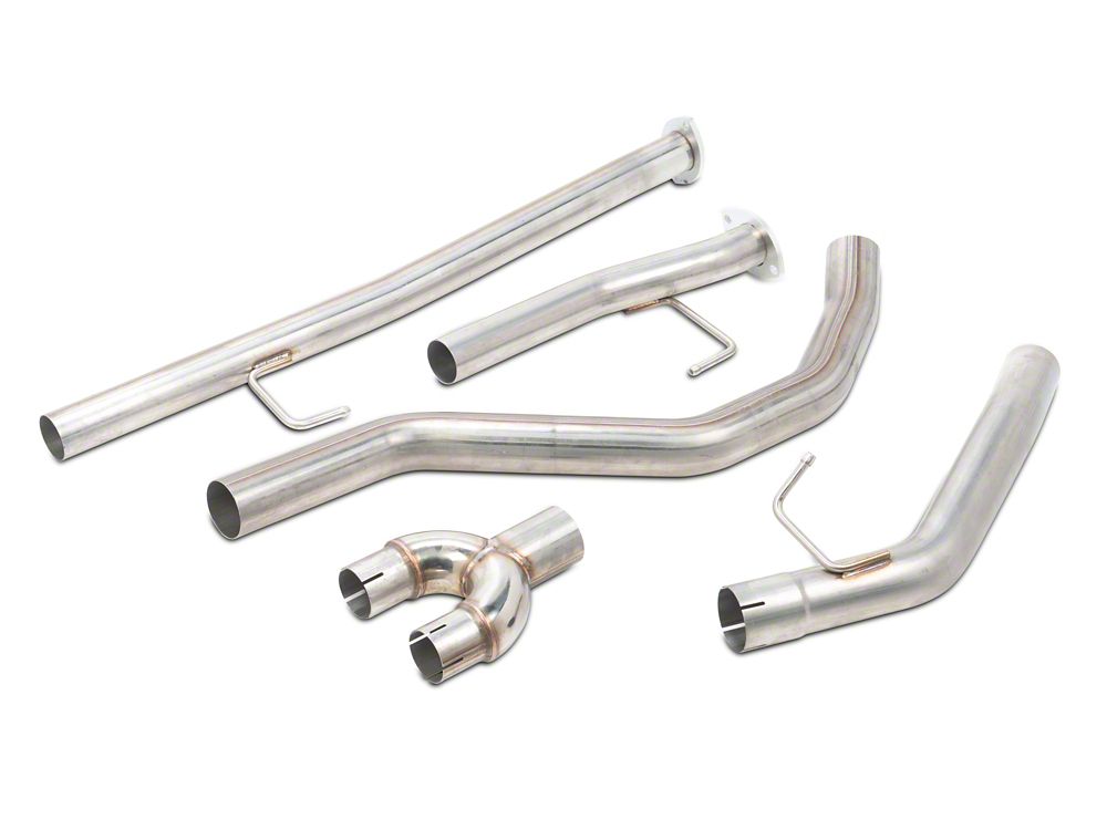 RedRock Single Exhaust System with Black Tip; Side Exit (09-21 5.7L Tundra)