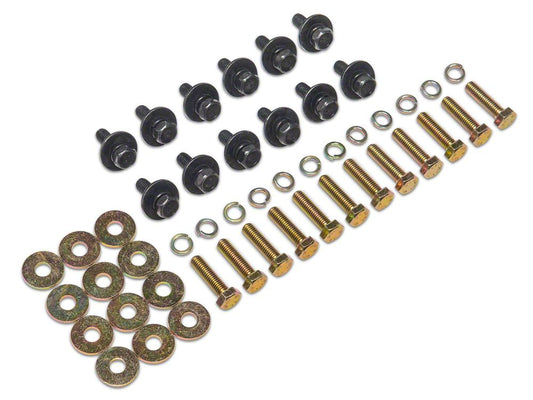RedRock Replacement Side Step Bar Hardware Kit for TU1009 Only (07-21 Tundra CrewMax)