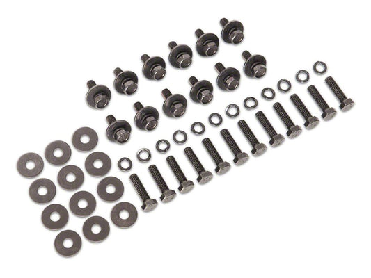 RedRock Replacement Side Step Bar Hardware Kit for TU1021 Only (07-21 Tundra CrewMax)