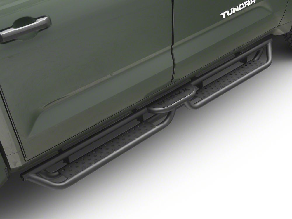 RedRock Drop Step Running Boards; Textured Black (22-25