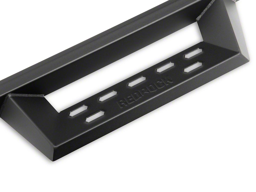 RedRock 4-Inch Drop TC1 Running Boards; Textured Black (22-25 Tundra CrewMax)