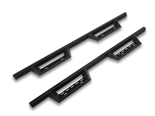 RedRock 4-Inch Drop TC1 Running Boards; Textured Black (22-25 Tundra Double Cab)