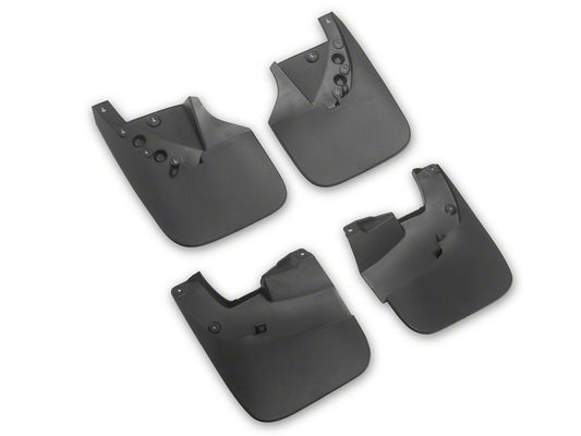 RedRock Molded Mud Guards; Front and Rear (07-21 Tundra)
