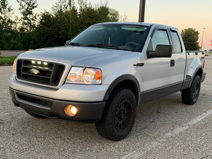 RedRock Window Deflectors; Front and Rear; Smoked (04-14 F-150 SuperCab)