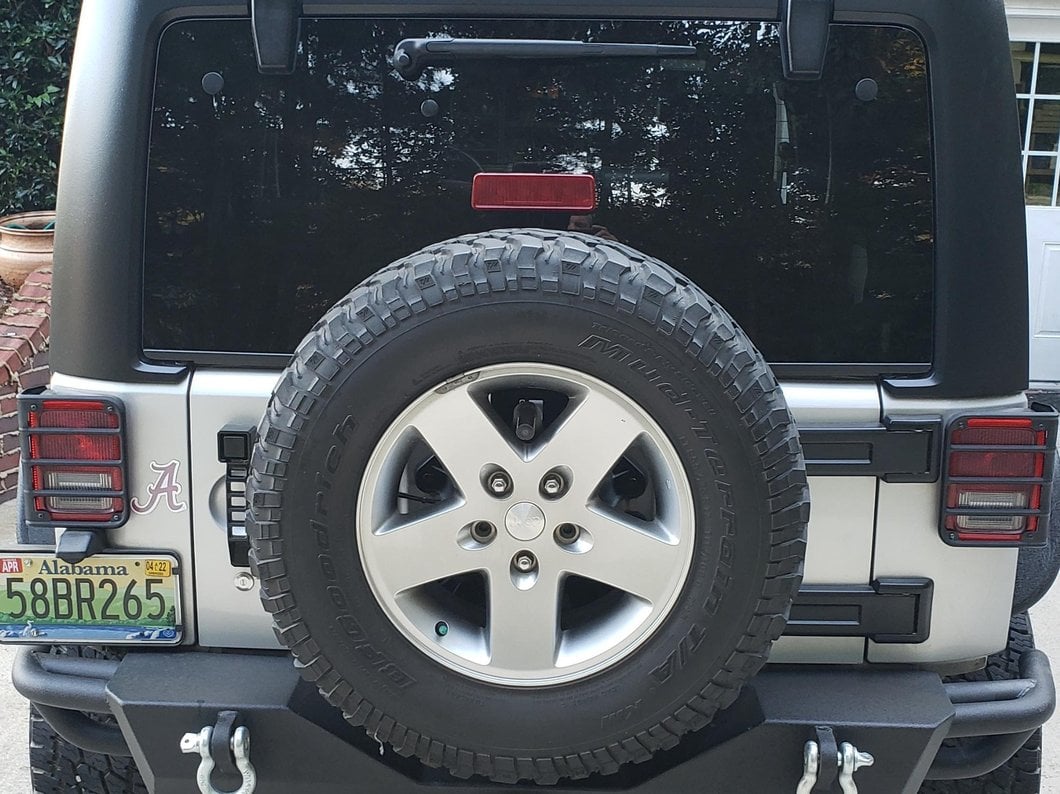RedRock Tail Light Guards; Black (07-18 Jeep Wrangler JK)