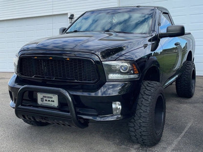 RedRock Baja Upper Replacement Grille; Gloss Black (13-18 RAM 1500, Excluding Rebel)