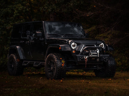 RedRock Goliath Grille with LED DRL (07-18 Jeep Wrangler JK)
